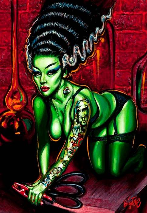 Black Market Art Company Novia del Monstro Print - Black Market Art Company - Flyclothing LLC
