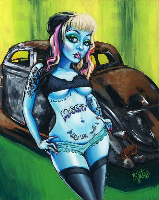 Black Market Art Company Saint Sinner Print