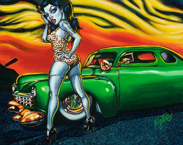 Black Market Art Company Voodoo Vixen Print