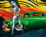 Black Market Art Company Voodoo Vixen Print