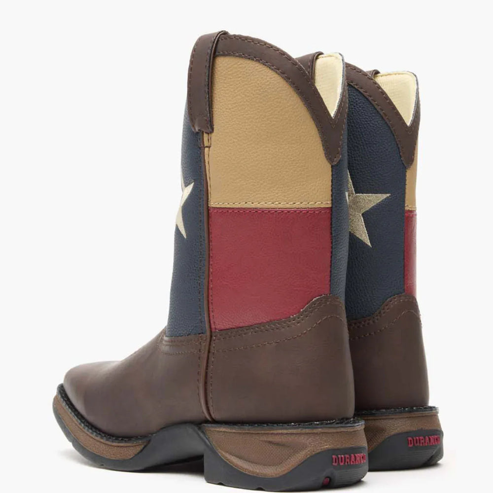 Lil' Rebel by Durango® Kids' Texas Flag Western Boot - Durango - Flyclothing LLC