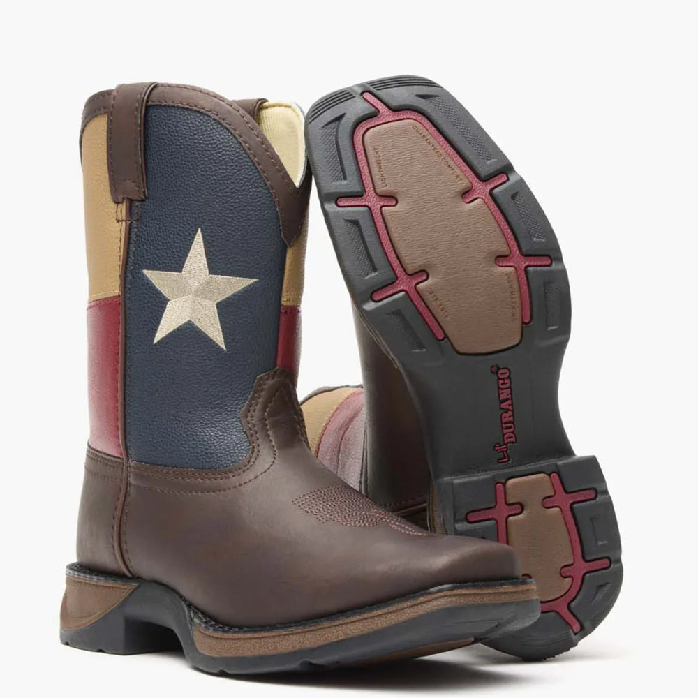 Lil' Rebel by Durango® Kids' Texas Flag Western Boot - Durango - Flyclothing LLC