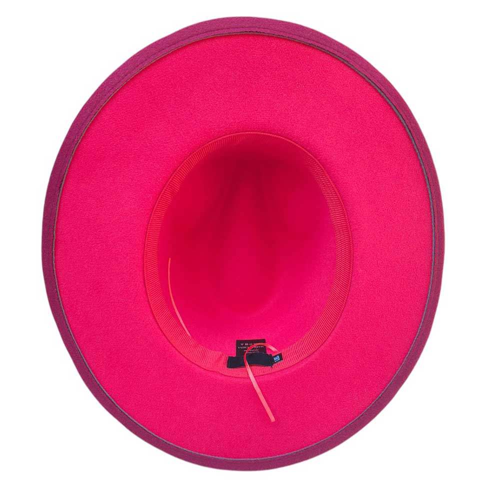 Belt Band Pointed Fedora Hat - Madeline Love - Flyclothing LLC