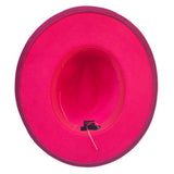Belt Band Pointed Fedora Hat - Madeline Love - Flyclothing LLC
