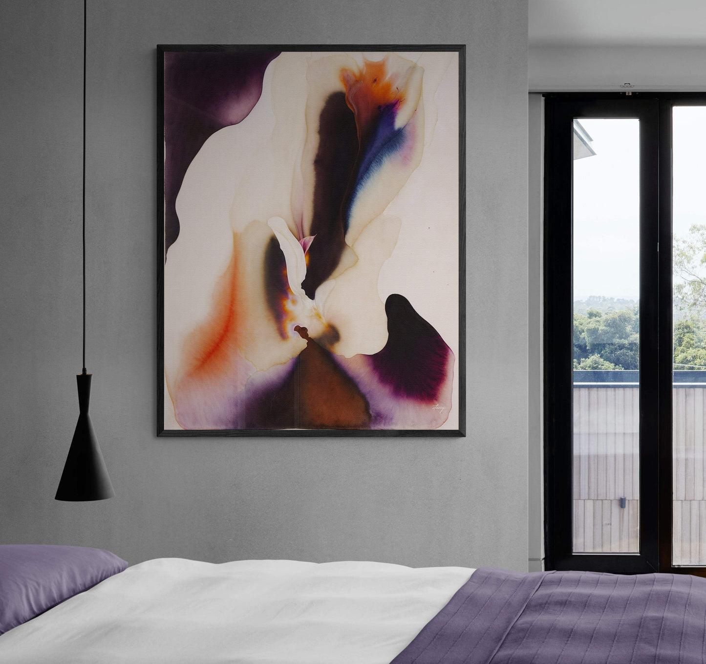 Canvas Print: "Velvet Bloom II" - Tailored Canvases - Flyclothing LLC