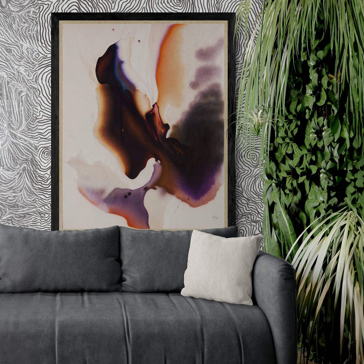 Canvas Print: "Velvet Bloom III" - Tailored Canvases - Flyclothing LLC
