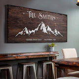 Family Mountain Home Sign II - Tailored Canvases - Flyclothing LLC