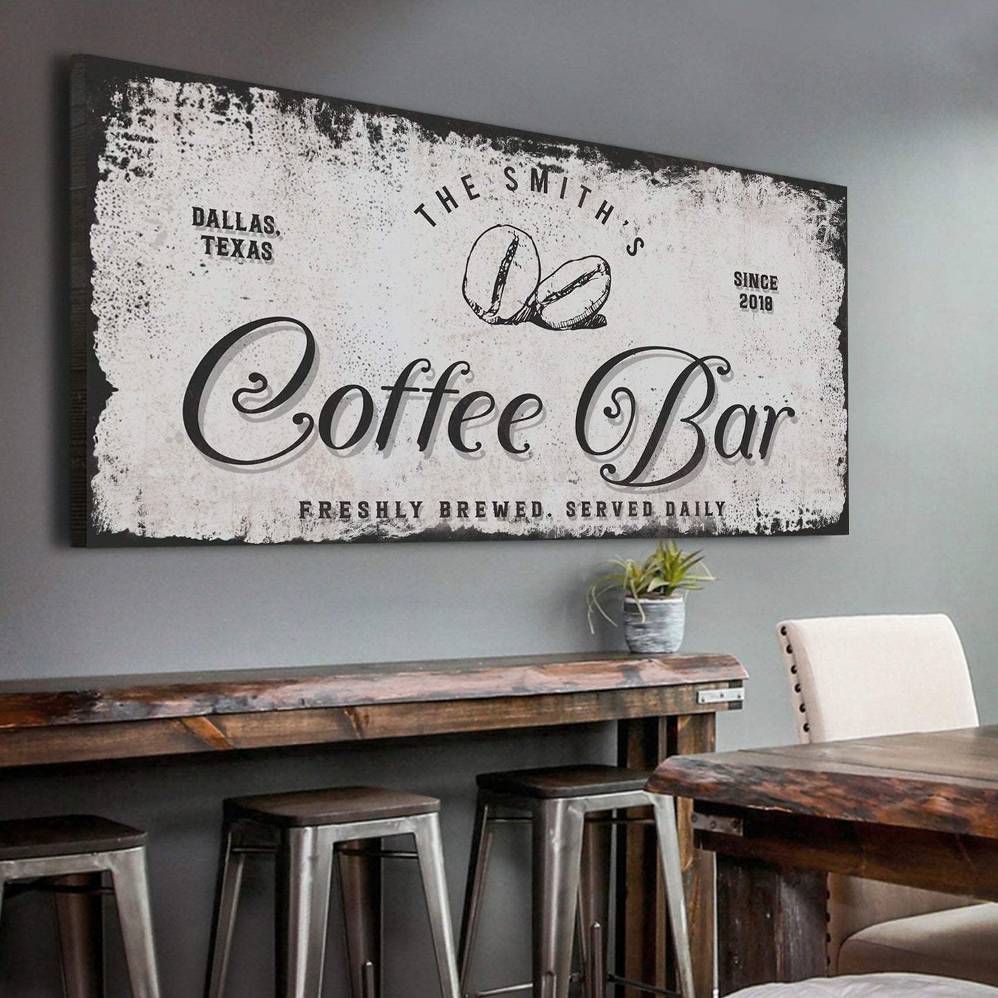 Coffee Bar Sign IV - Tailored Canvases - Flyclothing LLC