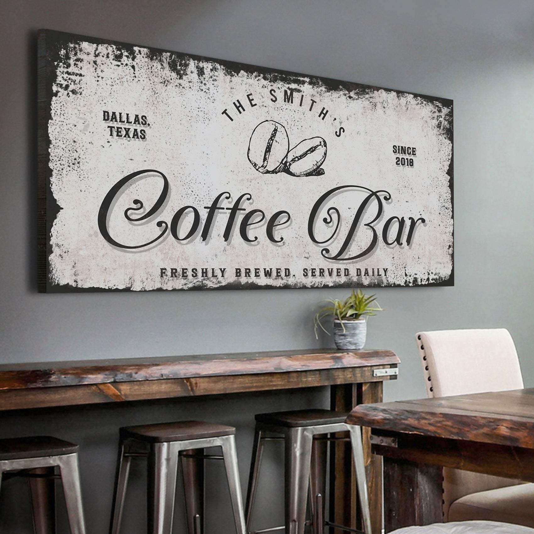 Coffee Bar Sign IV - Tailored Canvases - Flyclothing LLC