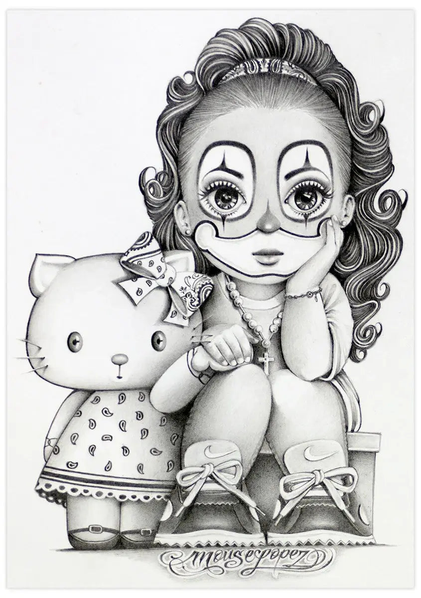 Black Market Art Company Baby Payasa Print - Black Market Art Company - Flyclothing LLC