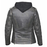 Stella - Women's Leather Motorcycle Jacket - Unik Just for Bikers - Flyclothing LLC