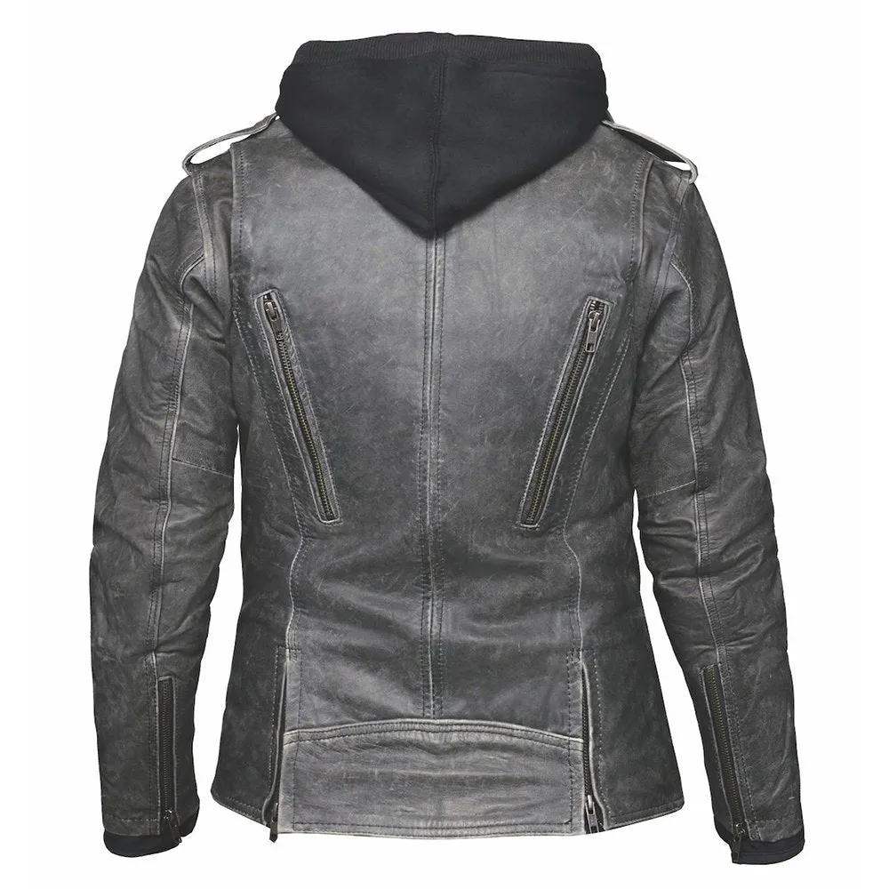 Stella - Women's Leather Motorcycle Jacket - Unik Just for Bikers - Flyclothing LLC