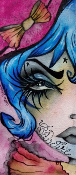 Black Market Art Company Bad Girl Print