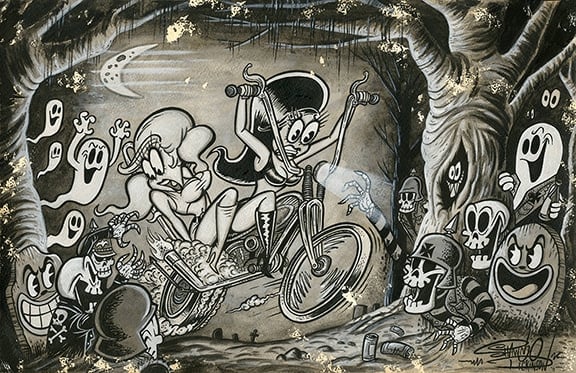 Black Market Art Company Bad Neighborhood Print