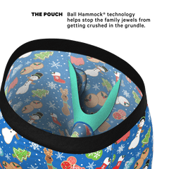 The Baked Goodies | Christmas Cookies Long Leg Ball Hammock® Pouch Underwear With Fly - Shinesty