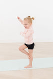 Balanced Black Active Shorty Shorts - Mila & Rose ®