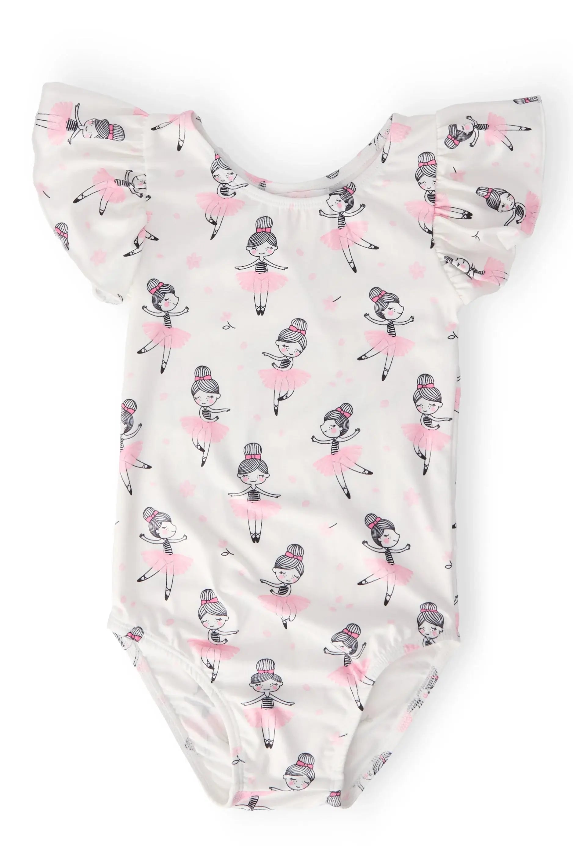 Ballerina S/S Flutter Sleeve Leotard - Mila & Rose ® - Flyclothing LLC