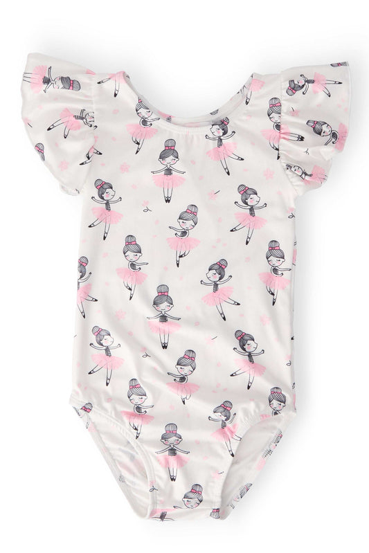 Ballerina S/S Flutter Sleeve Leotard - Mila & Rose ® - Flyclothing LLC