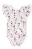 Ballerina S/S Flutter Sleeve Leotard