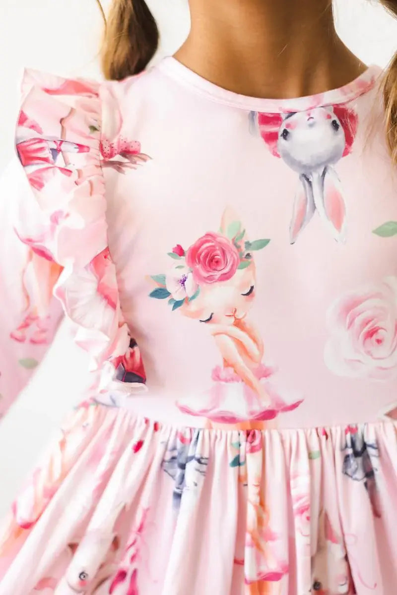 SALE Ballet Beauties Ruffle Twirl Dress - Mila & Rose ® - Flyclothing LLC