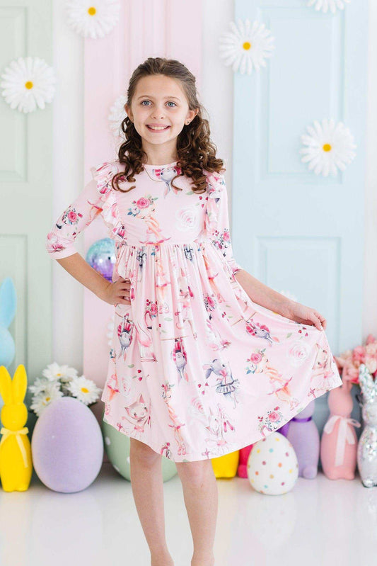 Ballet Beauties Ruffle Twirl Dress - Mila & Rose ® - Flyclothing LLC