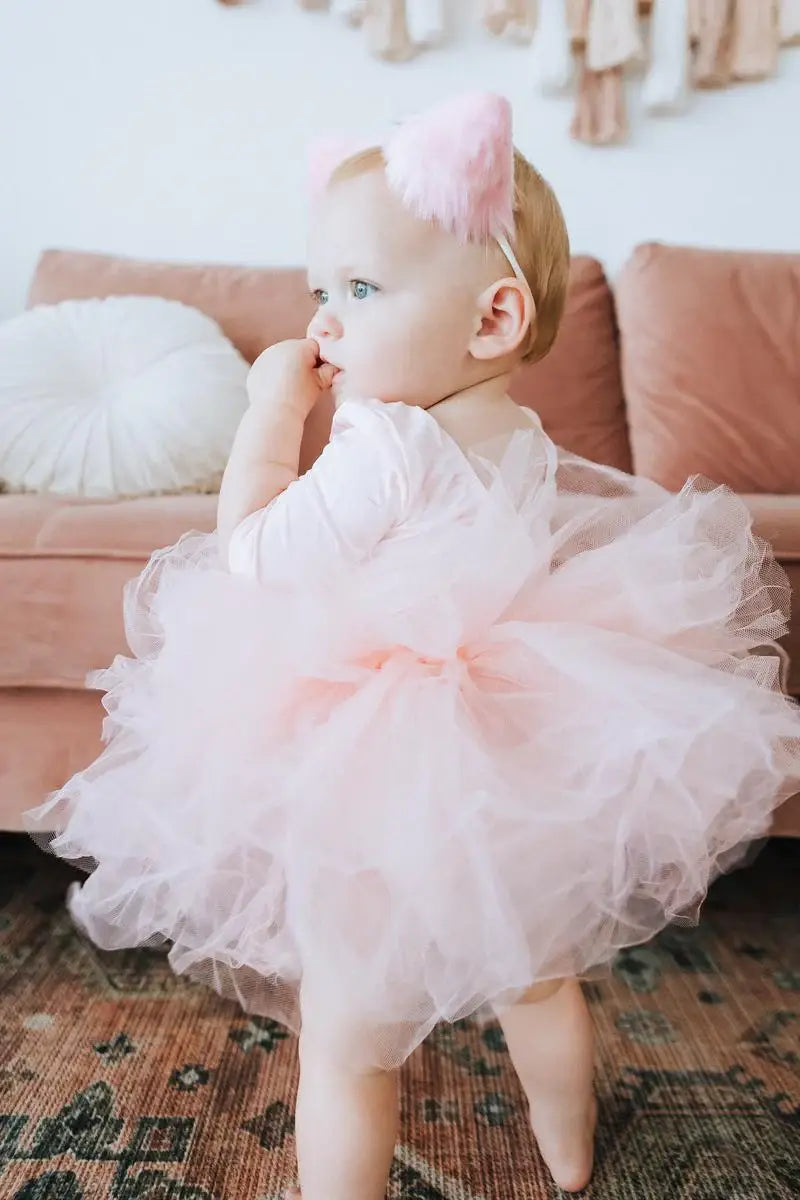 Ballet Pink 3/4 Tutu Leotard - Mila & Rose ® - Flyclothing LLC