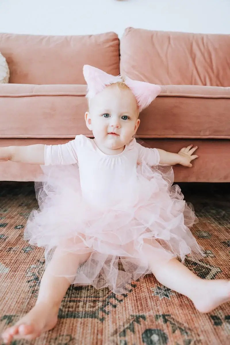 Ballet Pink 3/4 Tutu Leotard - Mila & Rose ® - Flyclothing LLC