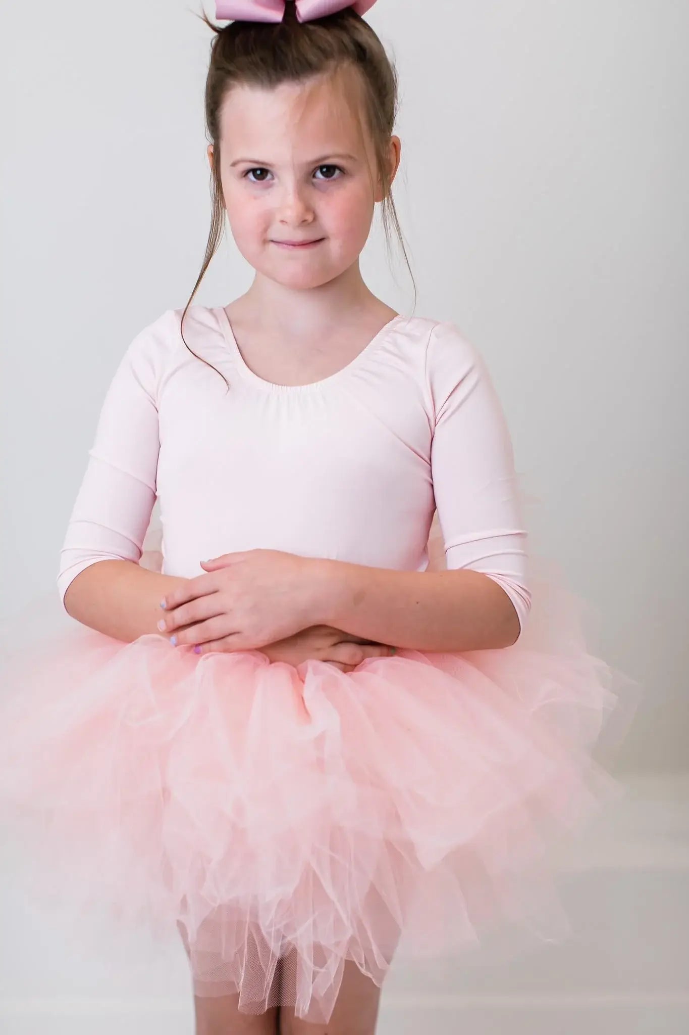 Ballet Pink 3/4 Tutu Leotard - Mila & Rose ® - Flyclothing LLC