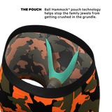 The Bambi Bunchers | Orange Camo Deer Ball Hammock® Pouch Underwear
