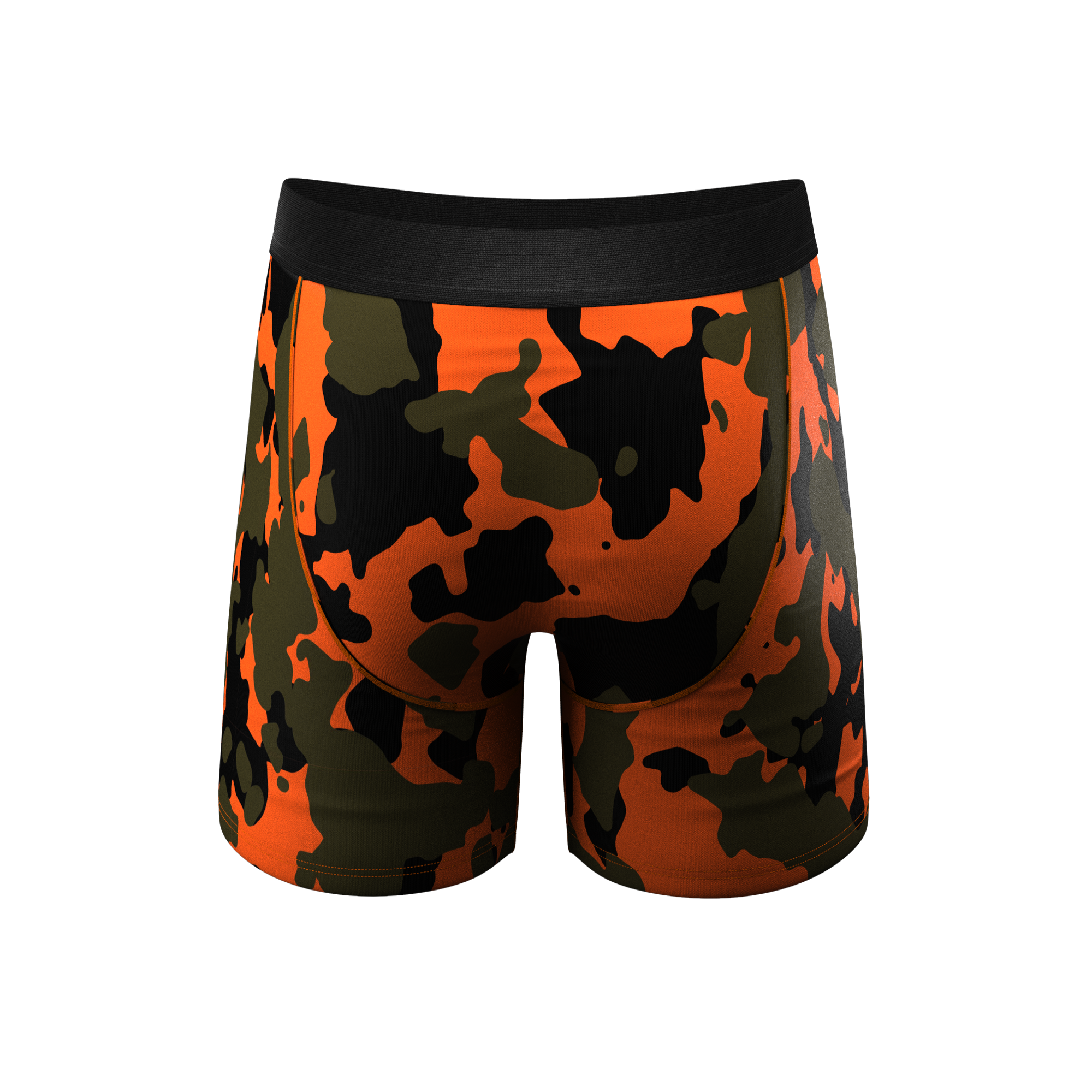 The Bambi Bunchers | Orange Camo Deer Ball Hammock® Pouch Underwear