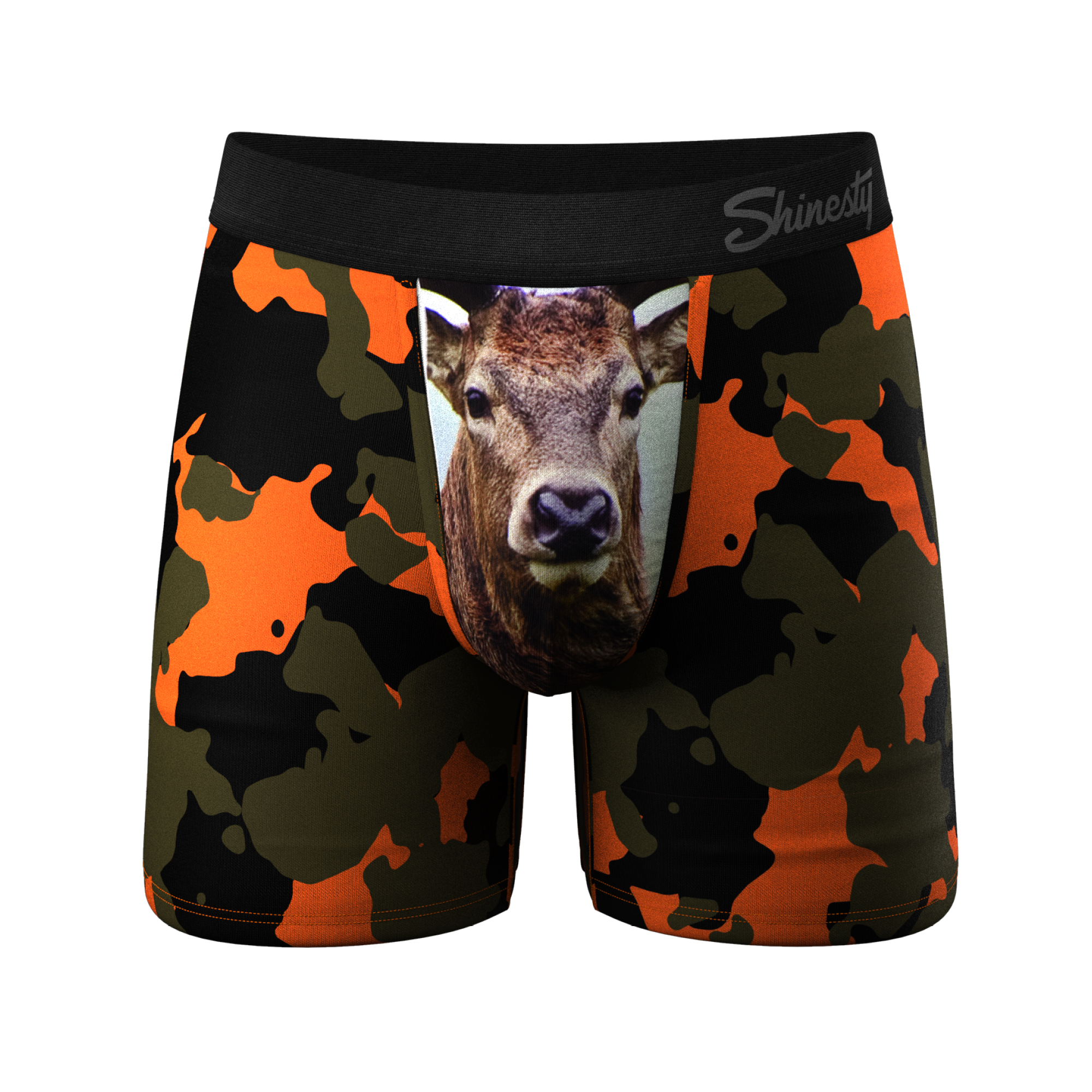 The Bambi Bunchers | Orange Camo Deer Ball Hammock® Pouch Underwear