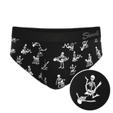 The Bare Back Bones | Glow in the Dark Skeletons Ball Hammock® Pouch Underwear Briefs