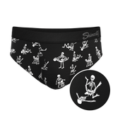 The Bare Back Bones | Glow in the Dark Skeletons Ball Hammock® Pouch Underwear Briefs