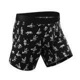 The Bare Back Bones | Glow in the Dark Skeletons Ball Hammock® Pouch Underwear