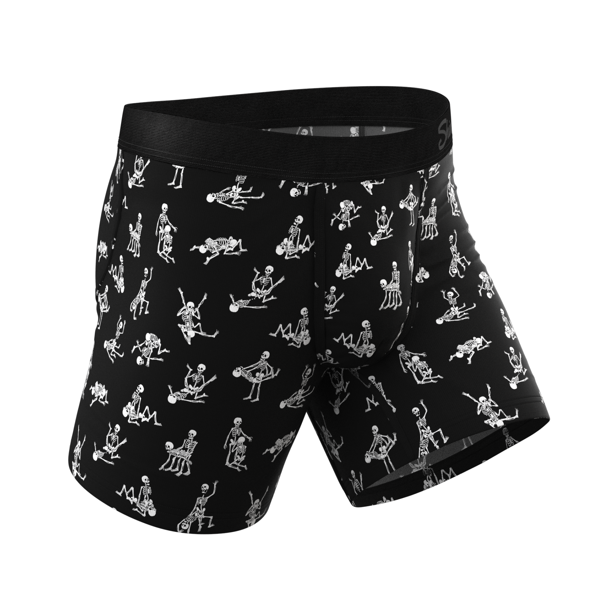 The Bare Back Bones | Glow in the Dark Skeletons Ball Hammock® Pouch Underwear