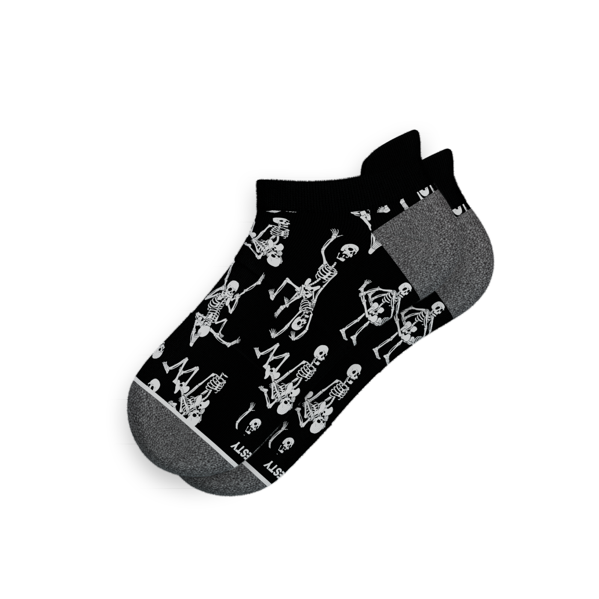 The Bare Back Bones | Skeletons Heel Hammock™ Ankle Socks