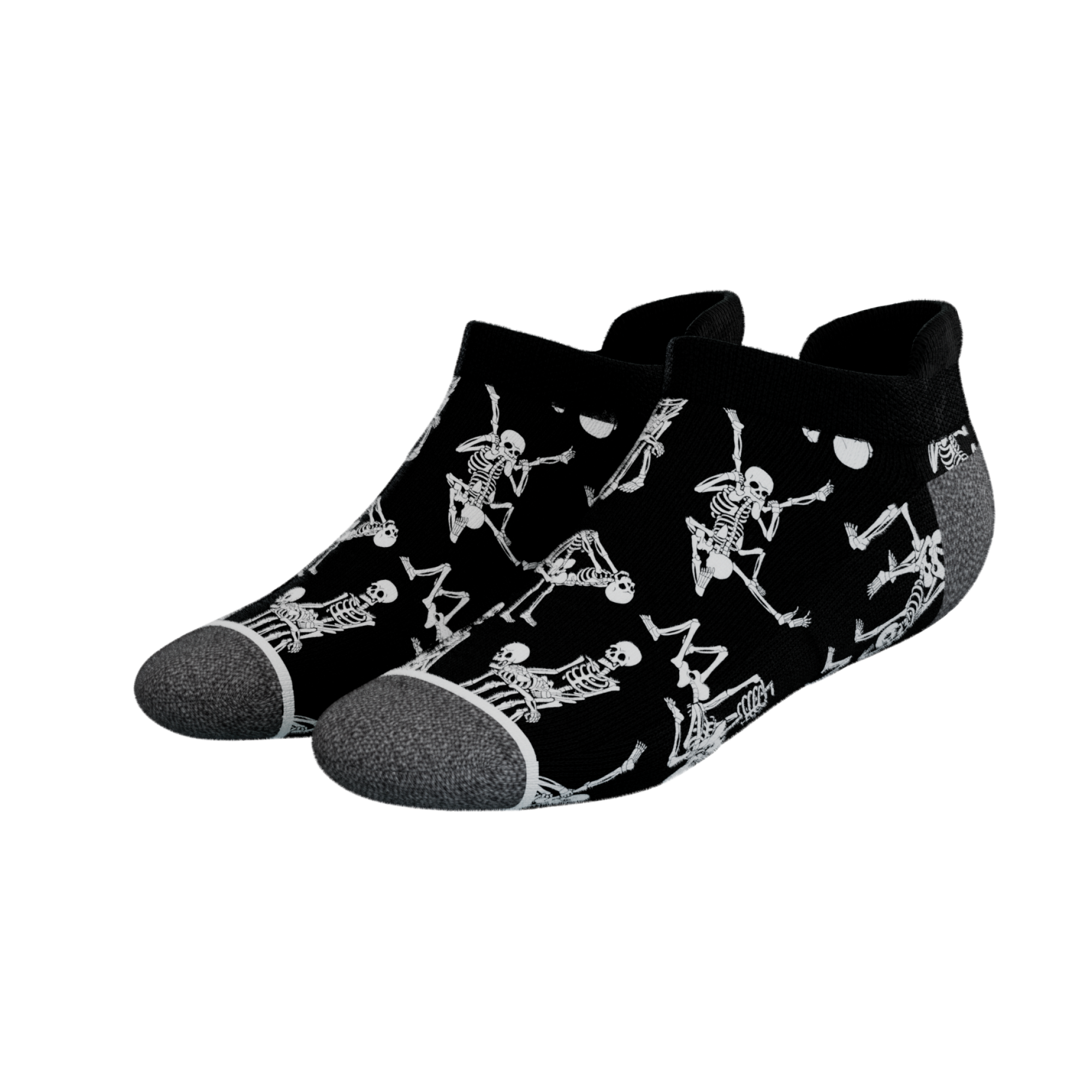 The Bare Back Bones | Skeletons Heel Hammock™ Ankle Socks