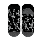 The Bare Back Bones | Skeletons Heel Hammock™ Ankle Socks