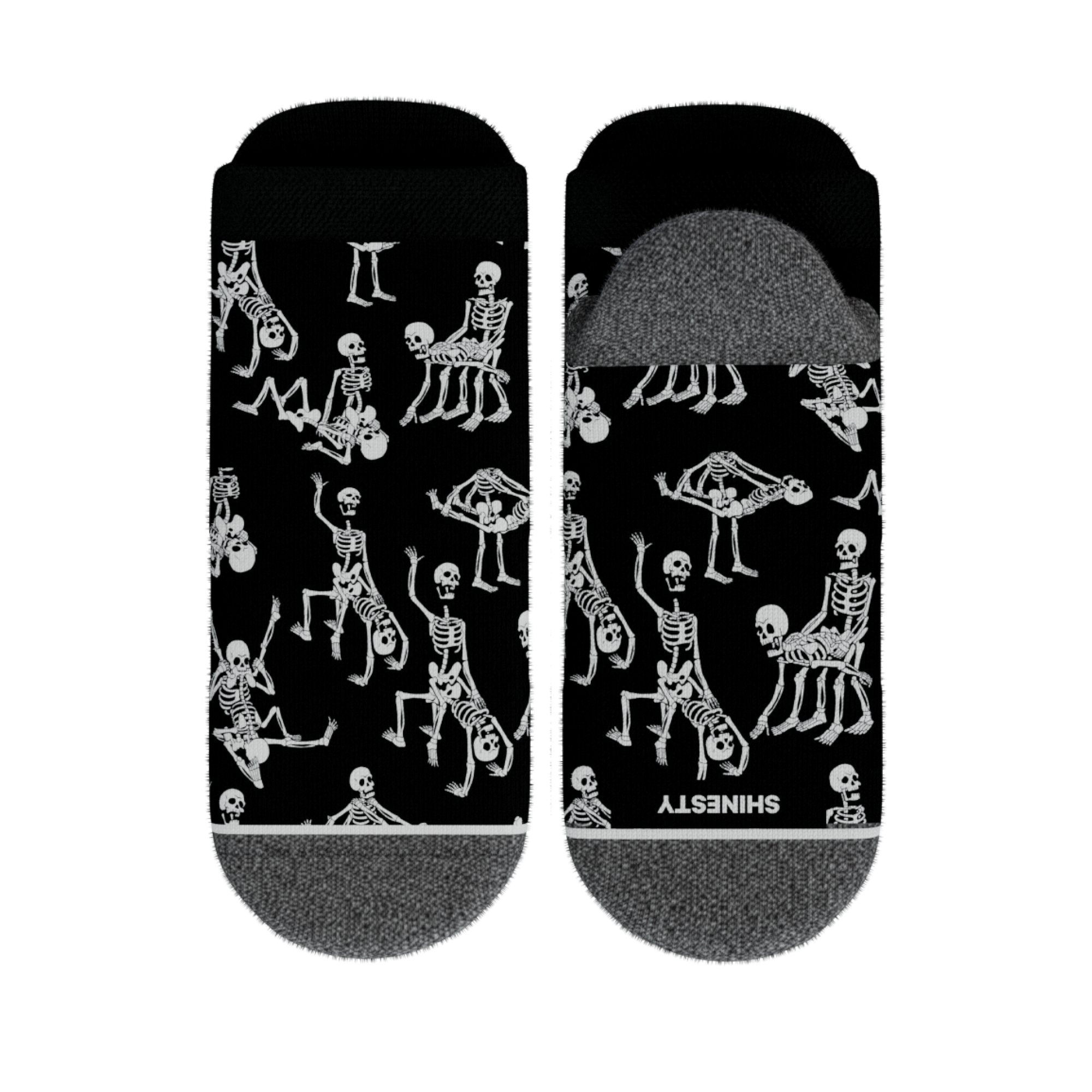 The Bare Back Bones | Skeletons Heel Hammock™ Ankle Socks