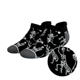 The Bare Back Bones | Skeletons Heel Hammock™ Ankle Socks