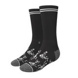 The Bare Back Bones | Skeletons Heel Hammock™ Crew Socks