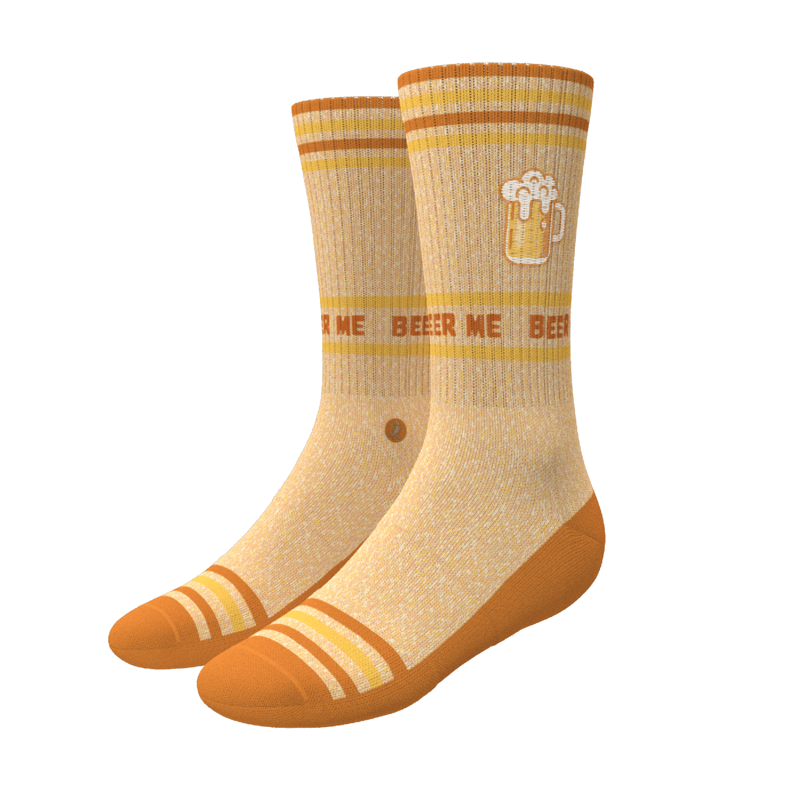 The Barley Pop | Beer Heel Hammock™ Crew Socks - Shinesty