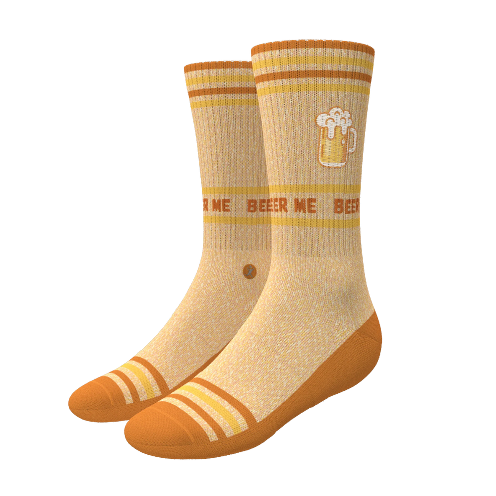 The Barley Pop | Beer Heel Hammock™ Crew Socks - Shinesty - Flyclothing LLC