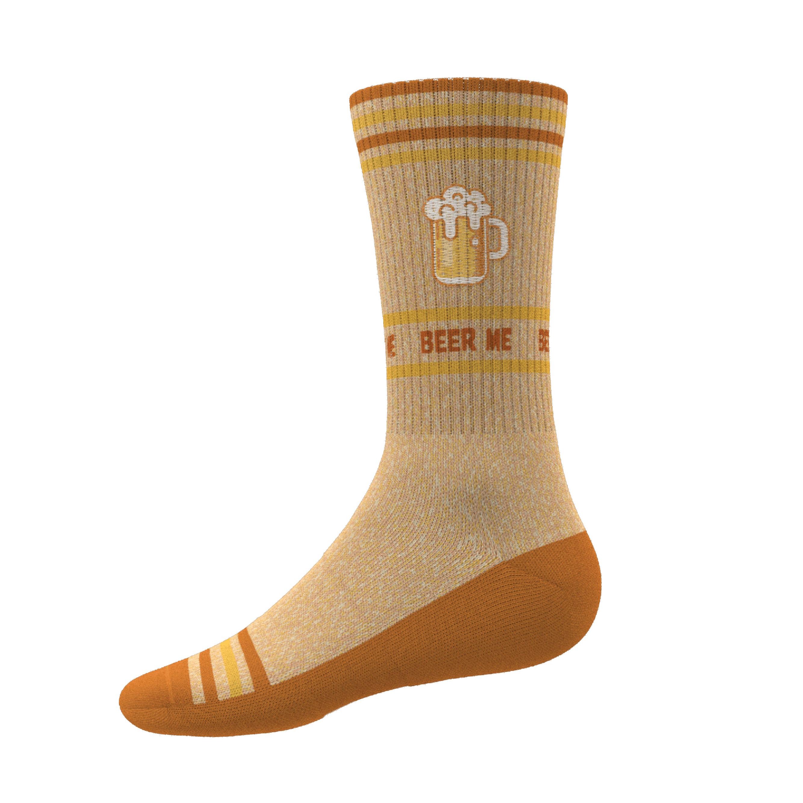 The Barley Pop | Beer Heel Hammock™ Crew Socks - Shinesty