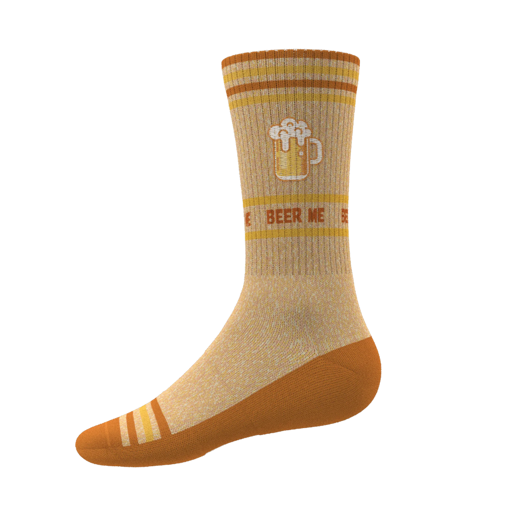 The Barley Pop | Beer Heel Hammock™ Crew Socks - Shinesty - Flyclothing LLC