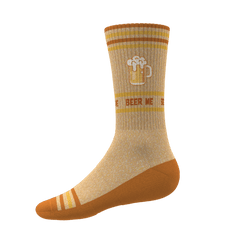 The Barley Pop | Beer Heel Hammock™ Crew Socks - Shinesty