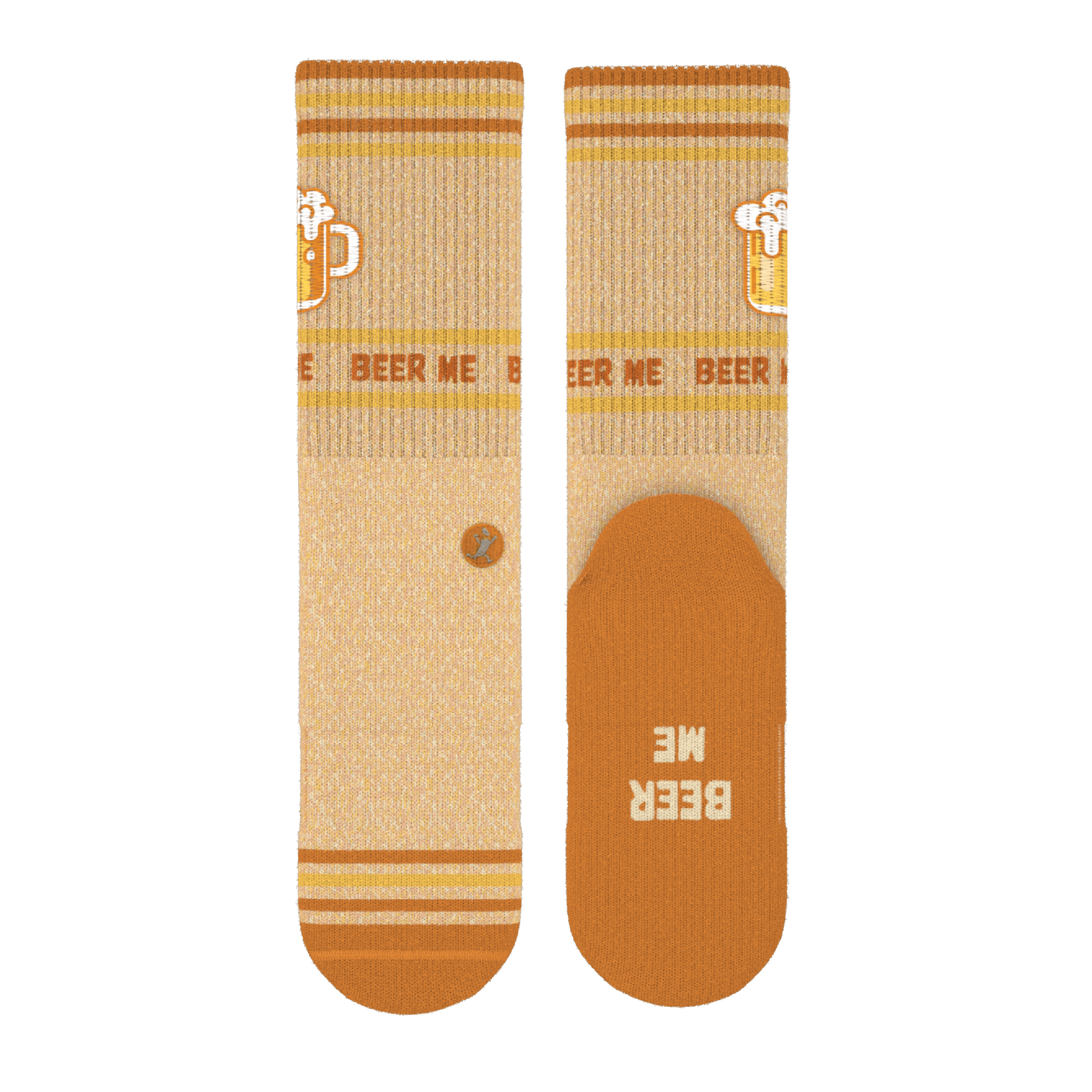 The Barley Pop | Beer Heel Hammock™ Crew Socks - Shinesty