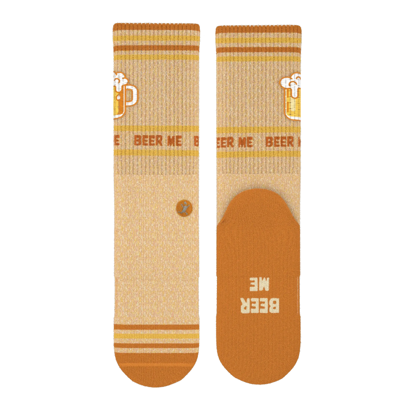The Barley Pop | Beer Heel Hammock™ Crew Socks - Shinesty - Flyclothing LLC
