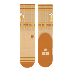 The Barley Pop | Beer Heel Hammock™ Crew Socks - Shinesty