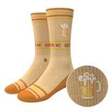 The Barley Pop | Beer Heel Hammock™ Crew Socks - Shinesty - Flyclothing LLC